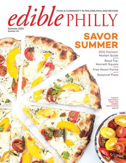 Pizza al Fresco, by Peggy Paul Casella for Edible Philly magazine