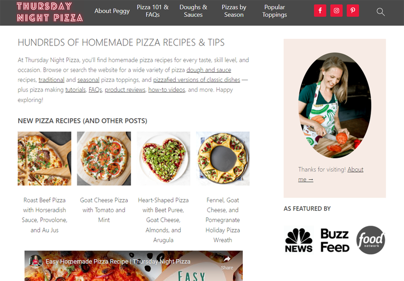 Thursday Night Pizza, the most comprehensive pizza recipe blog on the Internet, created by Peggy Paul Casella